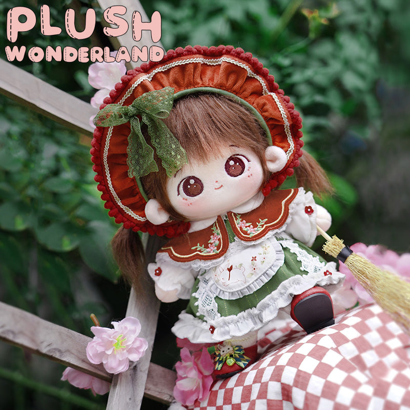 【Auf Lager】Plüschtier „Wunderland Beeren-Teeparty“ aus Plüsch, 20 cm, inklusive Kleidung aus Baumwolle