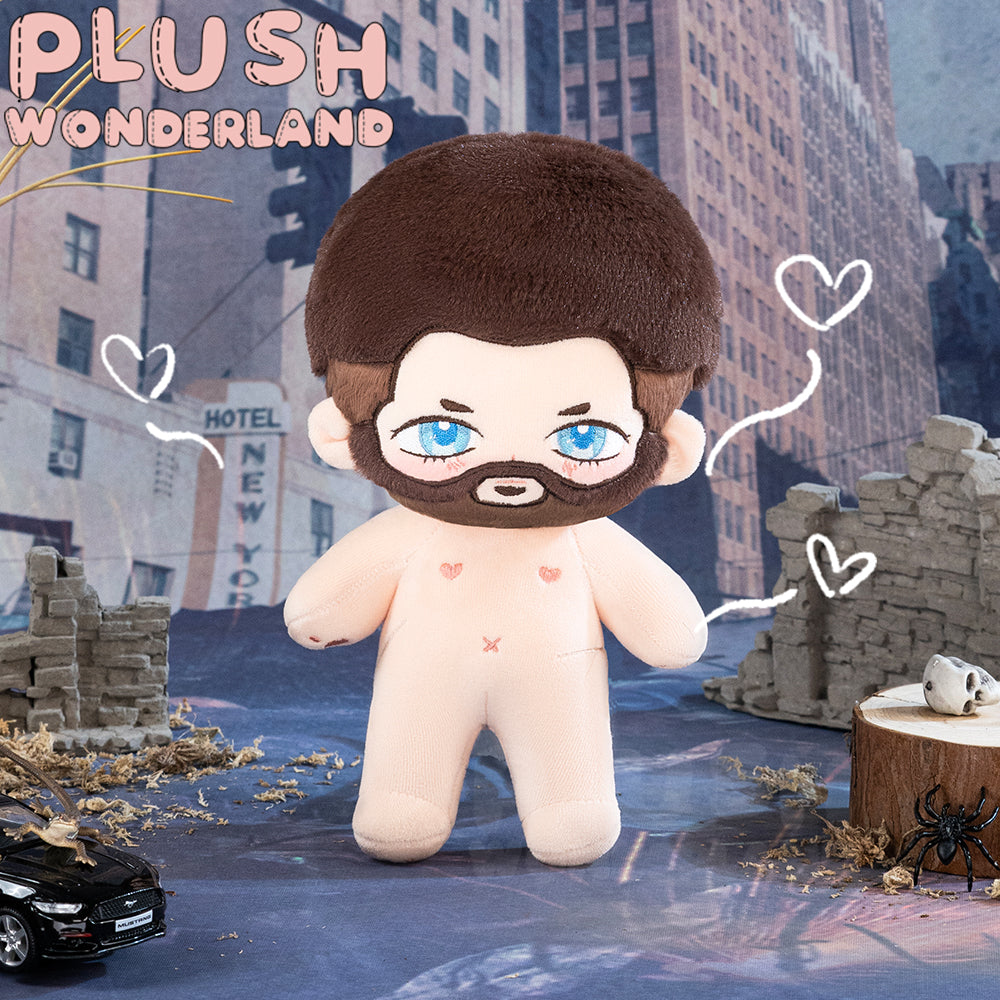 【VORVERKAUF】WUNDERLAND-Plüschtier mit Bart aus Baumwolle, 20 cm, handgefertigt, Nachnahme