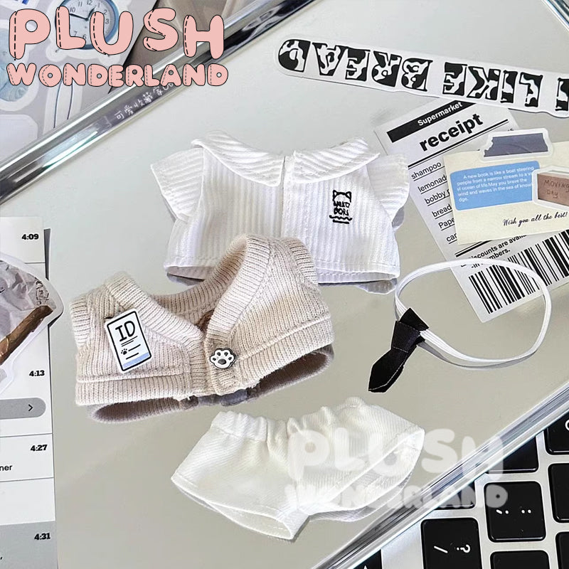 【PRESALE】PLUSH WONDERLAND Intern Uniform Plushies Cotton Doll Clothes 10CM