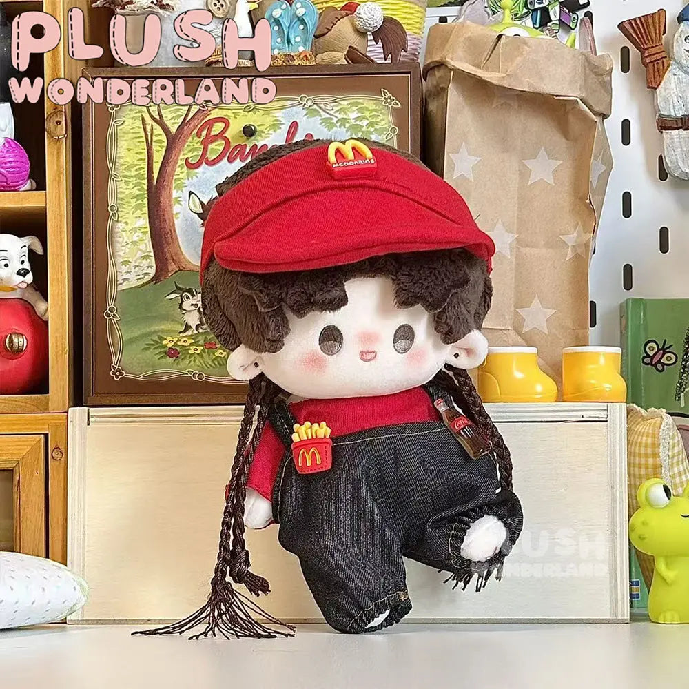 [20CM Doll Clothes] Cute Dress & Overalls Outfit Set
