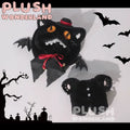 【IN STOCK】PLUSH WONDERLAND Witch and Black Cat Halloween Cute Set Plushies Cotton Doll Clothes 10 CM - plushwonderland