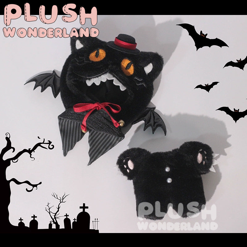 【IN STOCK】PLUSH WONDERLAND Witch and Black Cat Halloween Cute Set Plushies Cotton Doll Clothes 10 CM