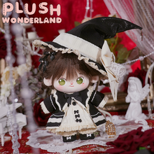 Load image into Gallery viewer, 【INSTOCK】PLUSH WONDERLAND Tiramisu Witch Black White Cotton Doll Plush Clothes 20 CM
