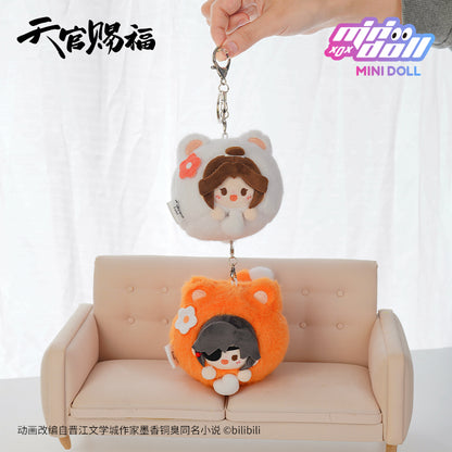 【PRESALE】PLUSH WONDERLAND Heaven Official's's Blessing Hua Cheng/Xie Lian Plush Cotton 8CM Doll Chinese Food Series XieLian TGCF Stretchable Plush Pendant
