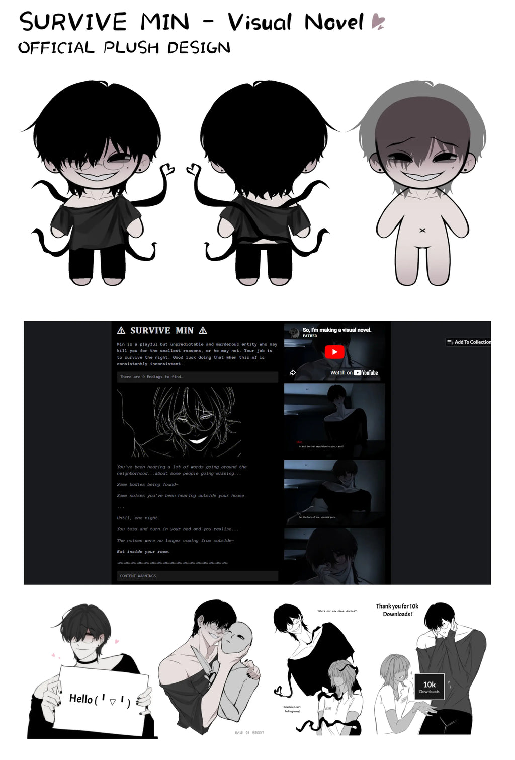 【Petition】Survive Min Plushies 20CM Cotton Doll   【Petition】Survive Min Plushies 20CM Cotton Doll