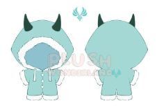 【IN STOCK 】PLUSH WONDERLAND Three-eyed and Five-manifested Immortal Cotton Doll Plushies 20CM FANMADE