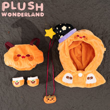 Load image into Gallery viewer, 【IN STOCK】PLUSH WONDERLAND Doll Clothes 20CM Halloween Black Cat/ Ghost/ Pumpkin Cloak White Orange Black
