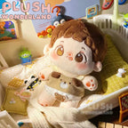 【Auf Lager】Plüsch-Wunderland-Puppenkleidung für die cremefarbene Hase Kiri (15 cm/20 cm) aus Baumwolle