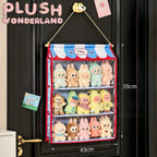 [10CM Doll Hanging Organizer]Beige with multiple compartments Doll Display