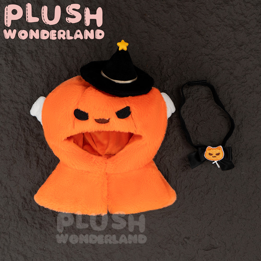 【IN STOCK】PLUSH WONDERLAND Doll Clothes 10CM Halloween Cloak White Orange