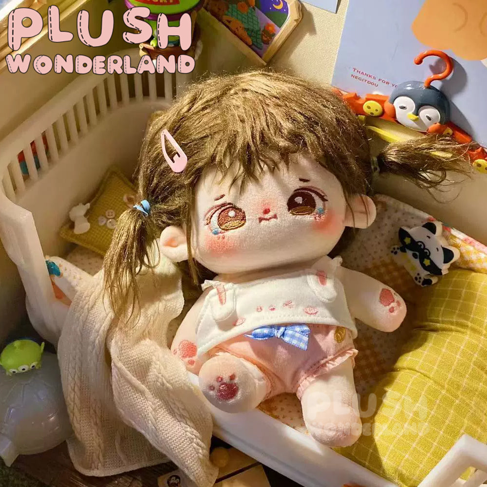 【Auf Lager】Plüsch-Wunderland-Puppenkleidung für die cremefarbene Hase Kiri (15 cm/20 cm) aus Baumwolle