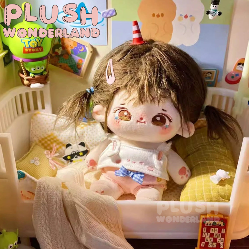 【Auf Lager】Plüsch-Wunderland-Puppenkleidung für die cremefarbene Hase Kiri (15 cm/20 cm) aus Baumwolle