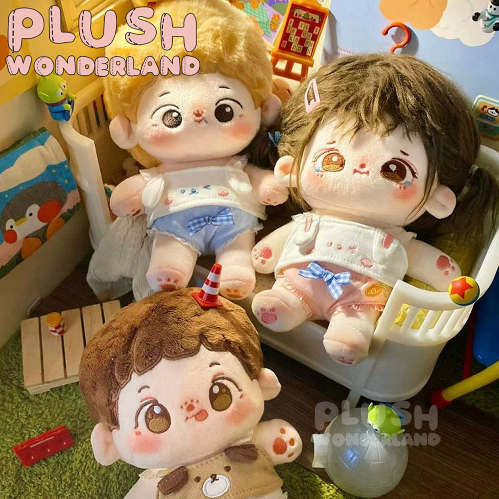 【Auf Lager】Plüsch-Wunderland-Puppenkleidung für die cremefarbene Hase Kiri (15 cm/20 cm) aus Baumwolle