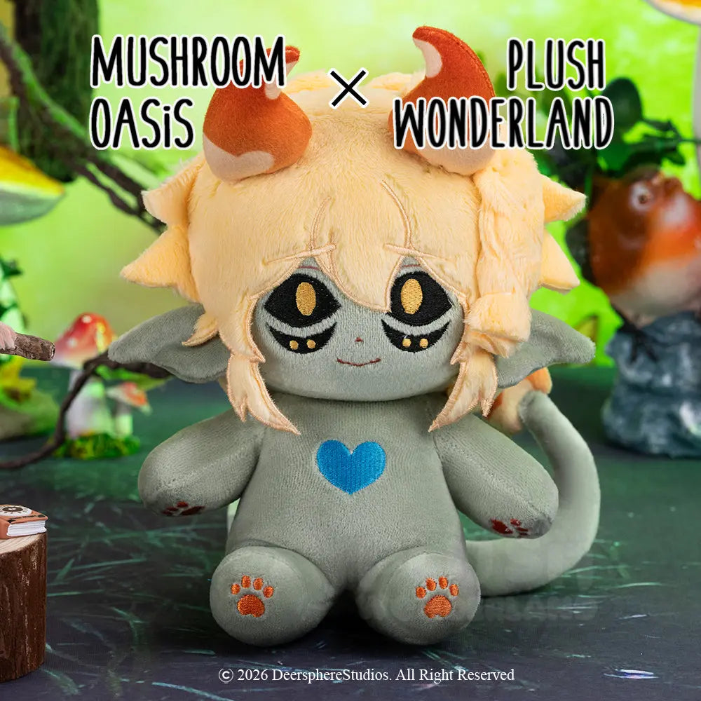 【PRESALE】【Authorized】PLUSH WONDERLAND Mushroom Oasis Mychael 20CM Plushie Cotton Doll   【PRESALE】【Authorized】PLUSH WONDERLAND Mushroom Oasis Mychael 20CM Plushie Cotton Doll