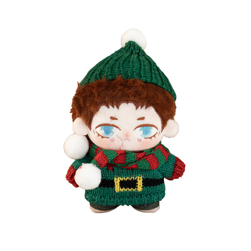 【IN STOCK】PLUSH WONDERLAND Christmas Sweater Clothes 10CM Green/Red