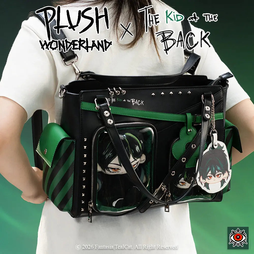 【Authorized】【PRESALE】PLUSH WONDERLAND The Kid at the Back Solivan Brugmansia Impression Ita Bag   【Authorized】【PRESALE】PLUSH WONDERLAND The Kid at the Back Solivan Brugmansia Impression Ita Bag