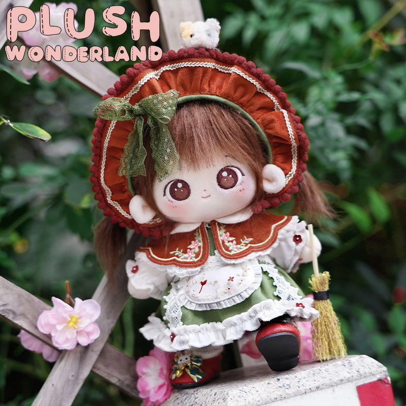 【Auf Lager】Plüschtier „Wunderland Beeren-Teeparty“ aus Plüsch, 20 cm, inklusive Kleidung aus Baumwolle