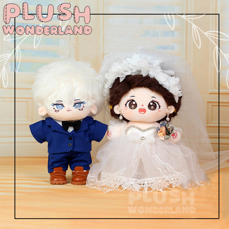【IN STOCK】PLUSH WONDERLAND Suits And Wedding Dresses Plushies Cotton Doll Clothes 10CM/20CM