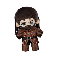 Load image into Gallery viewer, 【In Stock】PLUSH WONDERLAND Bearded Brown Hair Leather Coat Plushie Cotton Wizard Doll 20CM FANMADE
