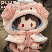 Load image into Gallery viewer, 【PRESALE】PLUSH WONDERLAND Dog/ Pig/ Sheep Animal Fluffy Cloak Doll Clothes 10CM/20CM/40CM White Yellow Pink
