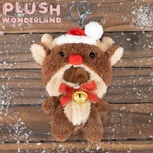 Load image into Gallery viewer, 【IN STOCK】PLUSH WONDERLAND Christmas Cape/ Elk /Snowman Cotton Doll Clothes 10CM Keychain
