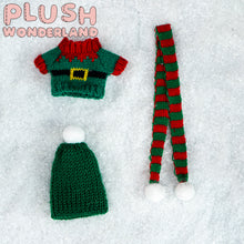 Load image into Gallery viewer, 【IN STOCK】PLUSH WONDERLAND Christmas Sweater Clothes 10CM Green/Red
