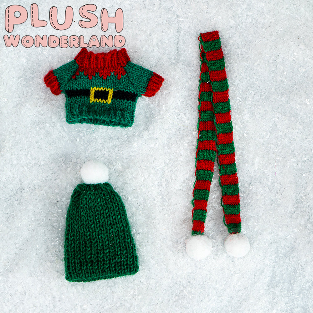 【IN STOCK】PLUSH WONDERLAND Christmas Sweater Clothes 10CM Green/Red