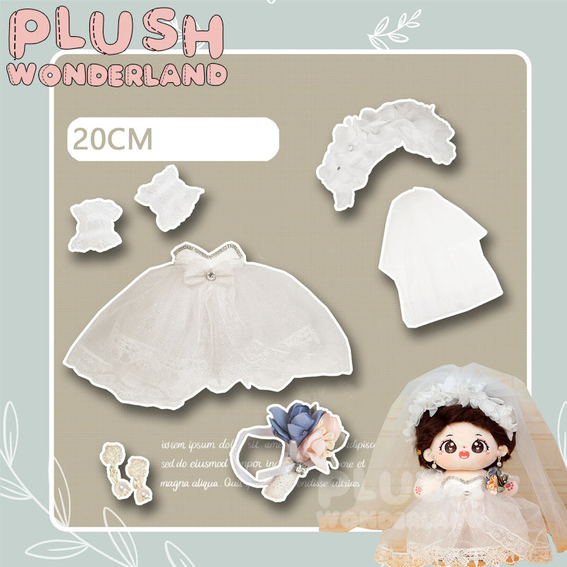 【IN STOCK】PLUSH WONDERLAND Suits And Wedding Dresses Plushies Cotton Doll Clothes 10CM/20CM