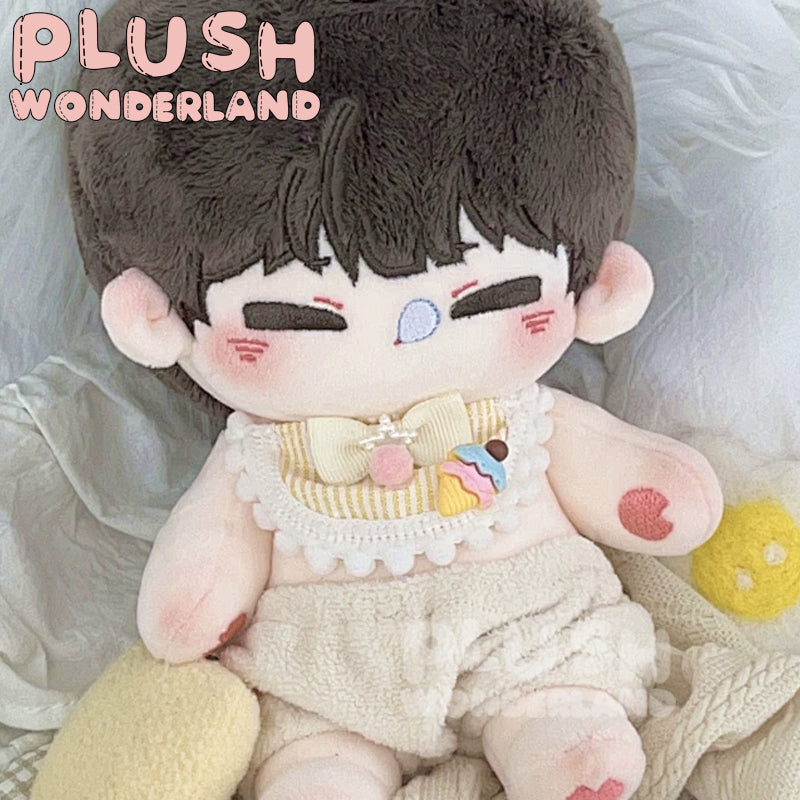 【IN STOCK】PLUSH WONDERLAND Cute Bib Plushies Cotton Doll Clothes 20CM