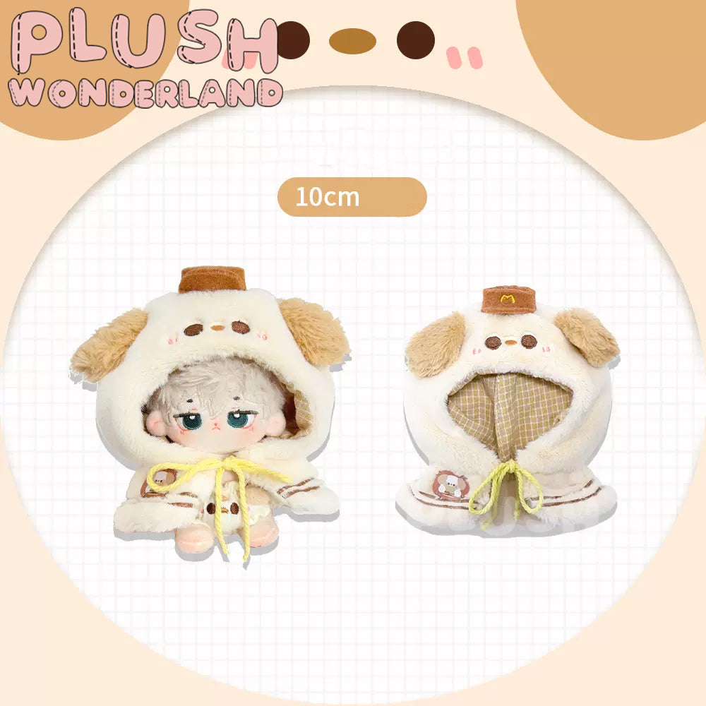 【PRESALE】PLUSH WONDERLAND Dog/ Pig/ Sheep Animal Fluffy Cloak Doll Clothes 10CM/20CM/40CM White Yellow Pink