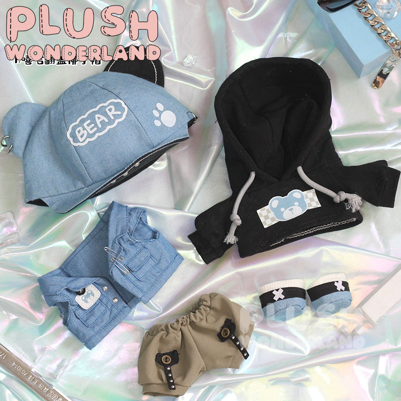 【IN STOCK】PLUSH WONDERLAND Trend Cowboy Vest Plushies Cotton Doll Clothes 20 CM