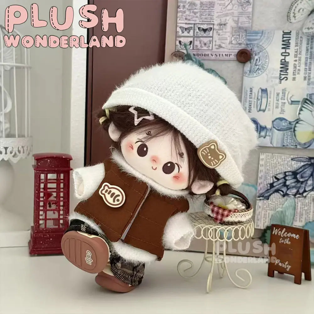 [20CM Doll Clothes] Cute Dress & Overalls Outfit Set