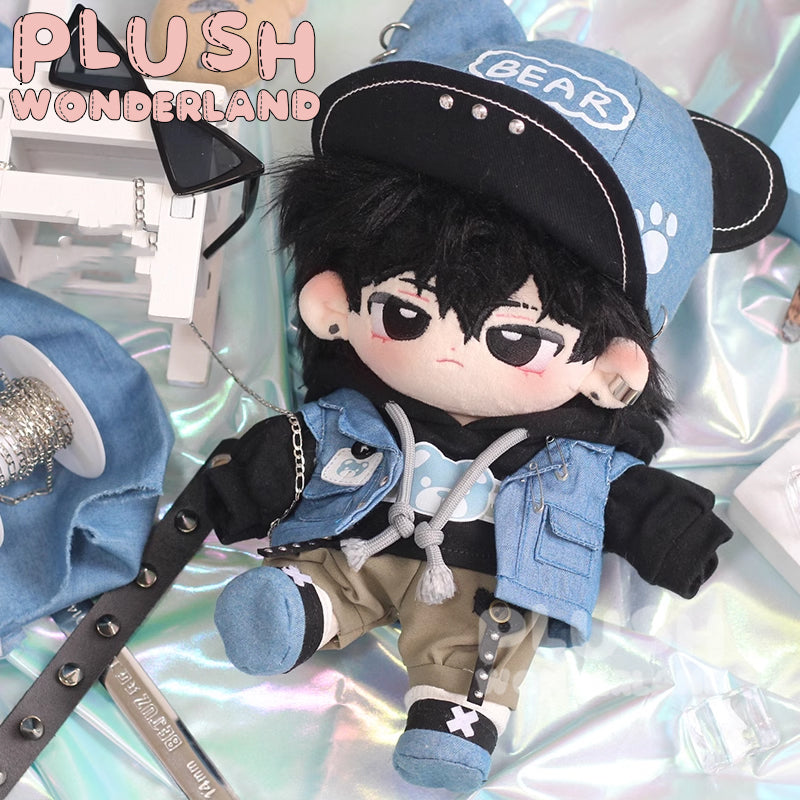 【IN STOCK】PLUSH WONDERLAND Trend Cowboy Vest Plushies Cotton Doll Clothes 20 CM