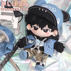 【IN STOCK】PLUSH WONDERLAND Trend Cowboy Vest Plushies Cotton Doll Clothes 20 CM