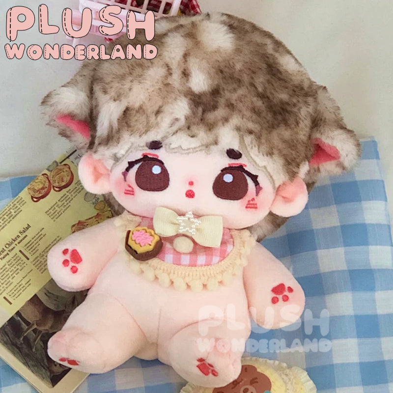 【IN STOCK】PLUSH WONDERLAND Cute Bib Plushies Cotton Doll Clothes 20CM