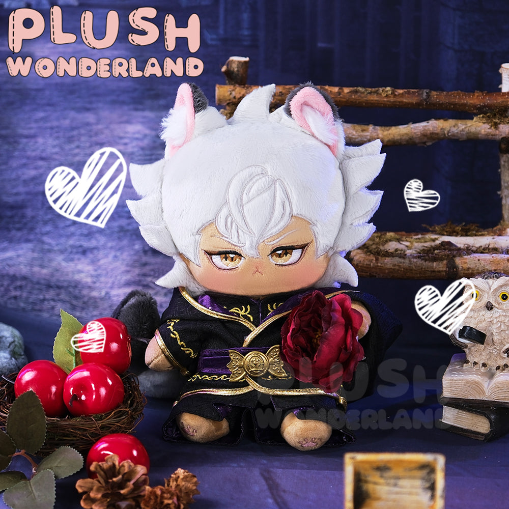 【Last Batch】【In Stock】PLUSH WONDERLAND White Hair Student Cotton Doll Plush 20 CM FANMADE