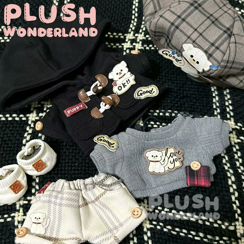 【IN STOCK】PLUSH WONDERLAND Little  Dog Jacket Plushies Cotton Doll Clothes 20CM