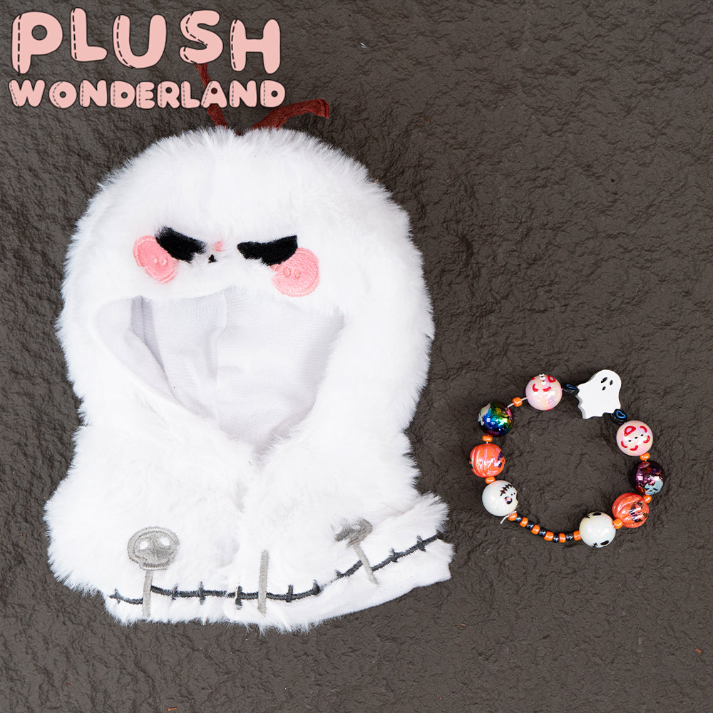 【IN STOCK】PLUSH WONDERLAND Doll Clothes 20CM Halloween Ghost/Pumpkin Cloak White Orange