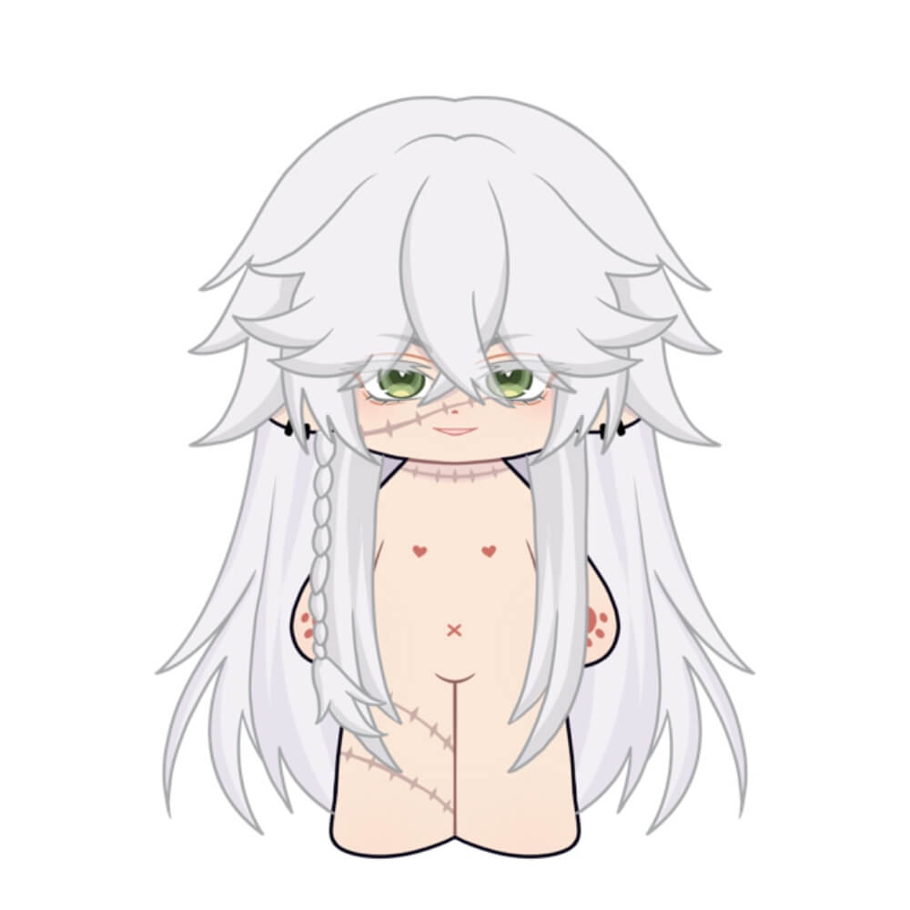 【Plushie Design】PLUSH WONDERLAND Funeral Director 20CM Cotton Doll FANMADE