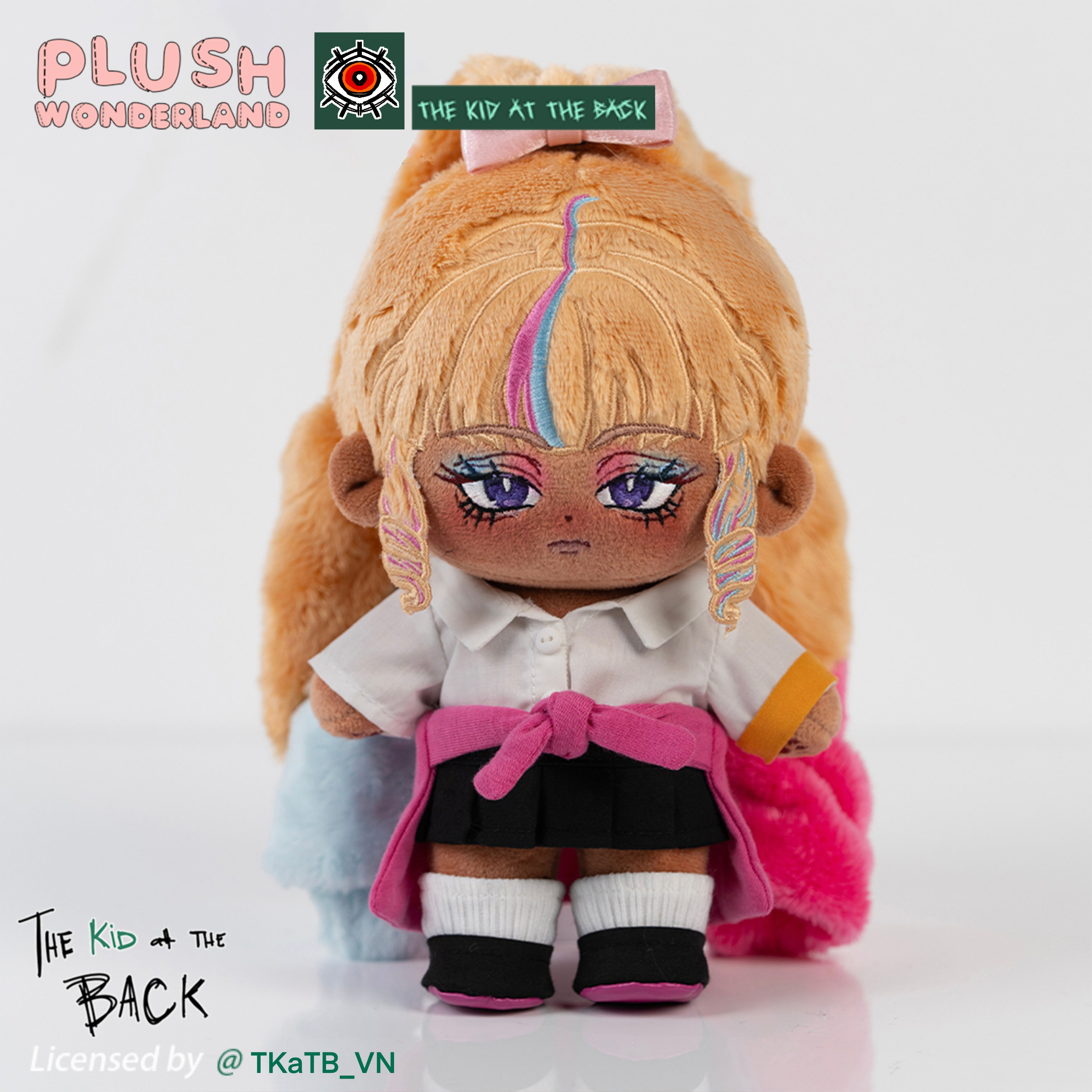 【Poll-Failed】【Authorized】PLUSH WONDERLAND The Kid at the Back Brittney Claire Plushie 20CM Doll FANMADE