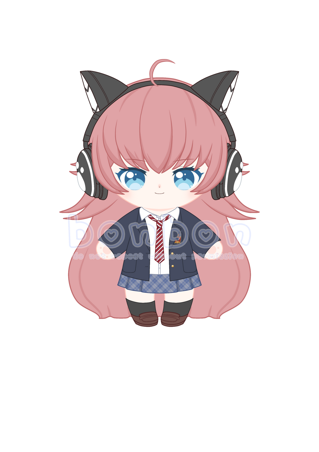【Poll-Failed】PLUSH WONDERLAND Cat-Ear DJ Plushie Cotton Doll 20CM FANMADE