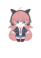 【Poll-Failed】PLUSH WONDERLAND Cat-Ear DJ Plushie Cotton Doll 20CM FANMADE