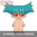 【Plushie Design】PLUSH WONDERLAND Turquoise 20CM Cotton Doll FANMADE   【Plushie Design】PLUSH WONDERLAND Turquoise 20CM Cotton Doll FANMADE
