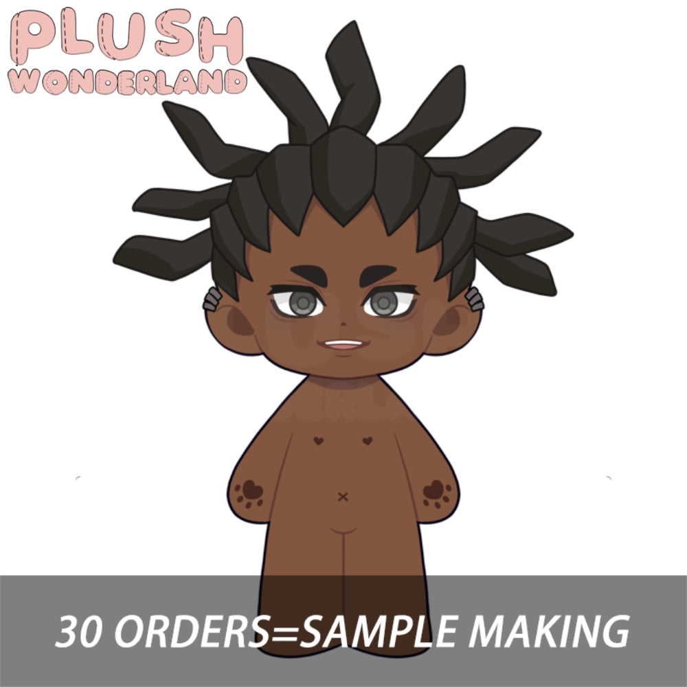 【Plushie Design】PLUSH WONDERLAND Black Hair Cleaner 20CM Cotton Doll FANMADE