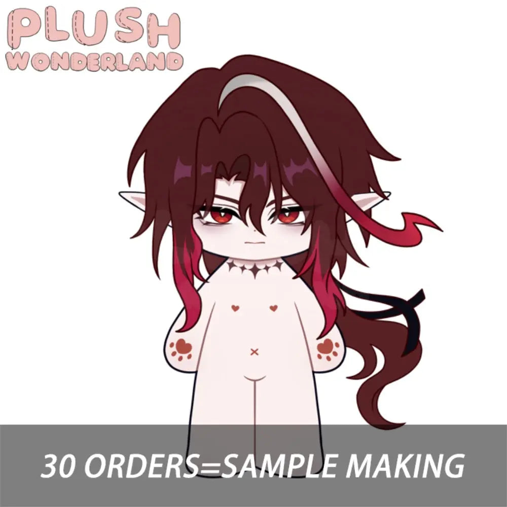 【Plush Design】PLUSH WONDERLAND Crimson Man 20CM Cotton Doll FANMADE   【Plush Design】PLUSH WONDERLAND Crimson Man 20CM Cotton Doll FANMADE