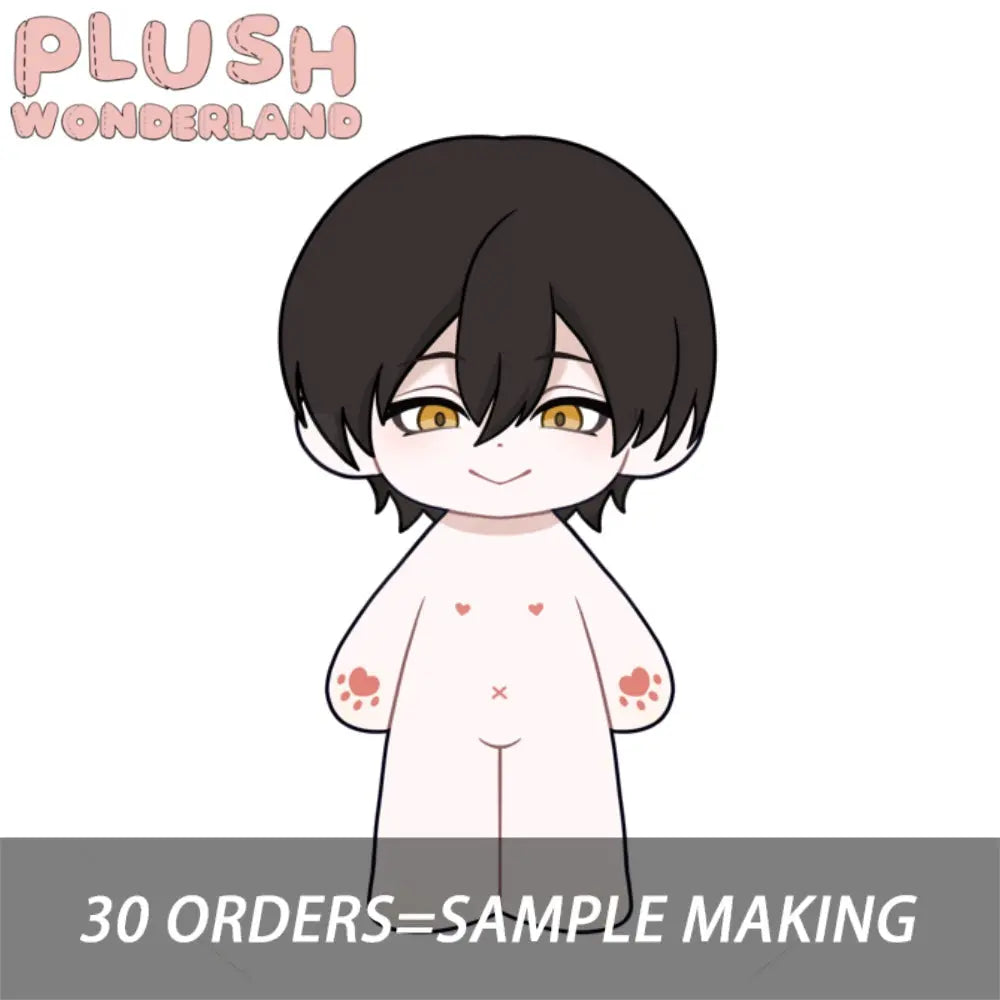 【Plushie Design】PLUSH WONDERLAND Black and Gold 20CM Cotton Doll FANMADE