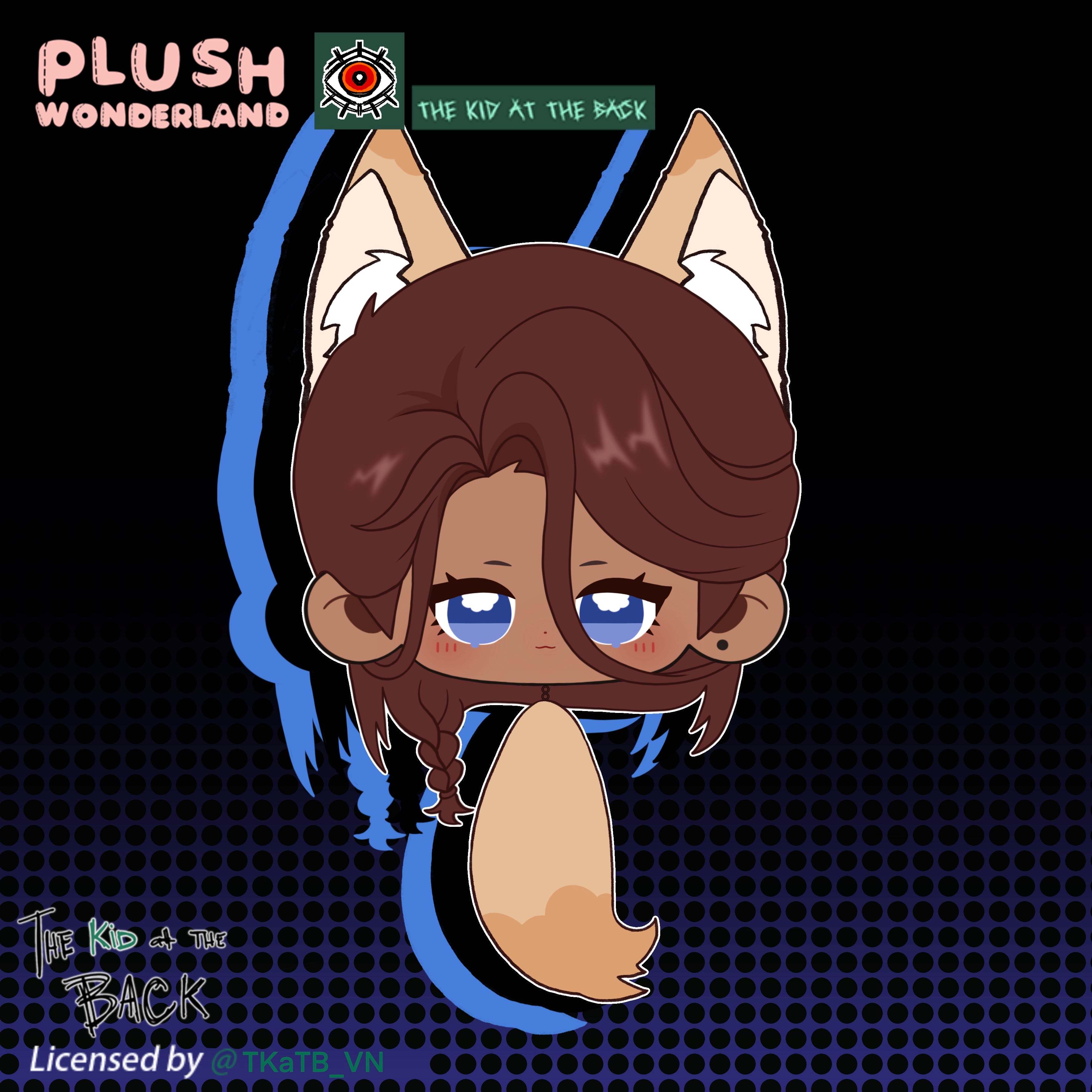 【Poll-Failed】【Authorized】PLUSH WONDERLAND The Kid at the Back Jericho Ichabod Plushie 10CM Pendant Doll Authorized