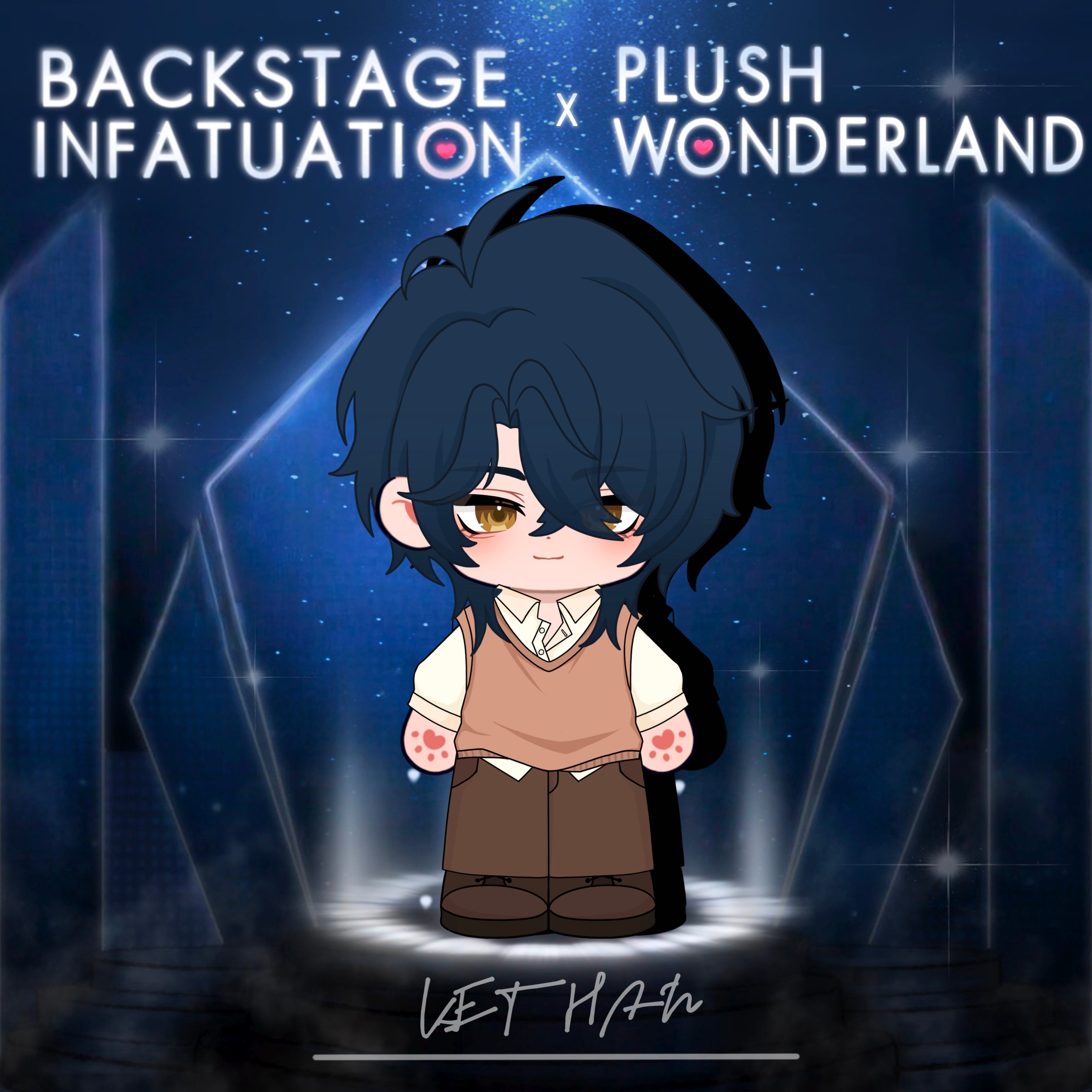 【Poll-Failed】【Authorized】PLUSH WONDERLAND Backstage Infatuation Kethan 20CM Plushie Cotton Doll
