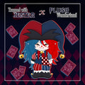 【VORVERKAUF】【Autorisiert】PLUSH WONDERLAND Gefangen mit dem Narren Jester Plüschtier aus Baumwolle