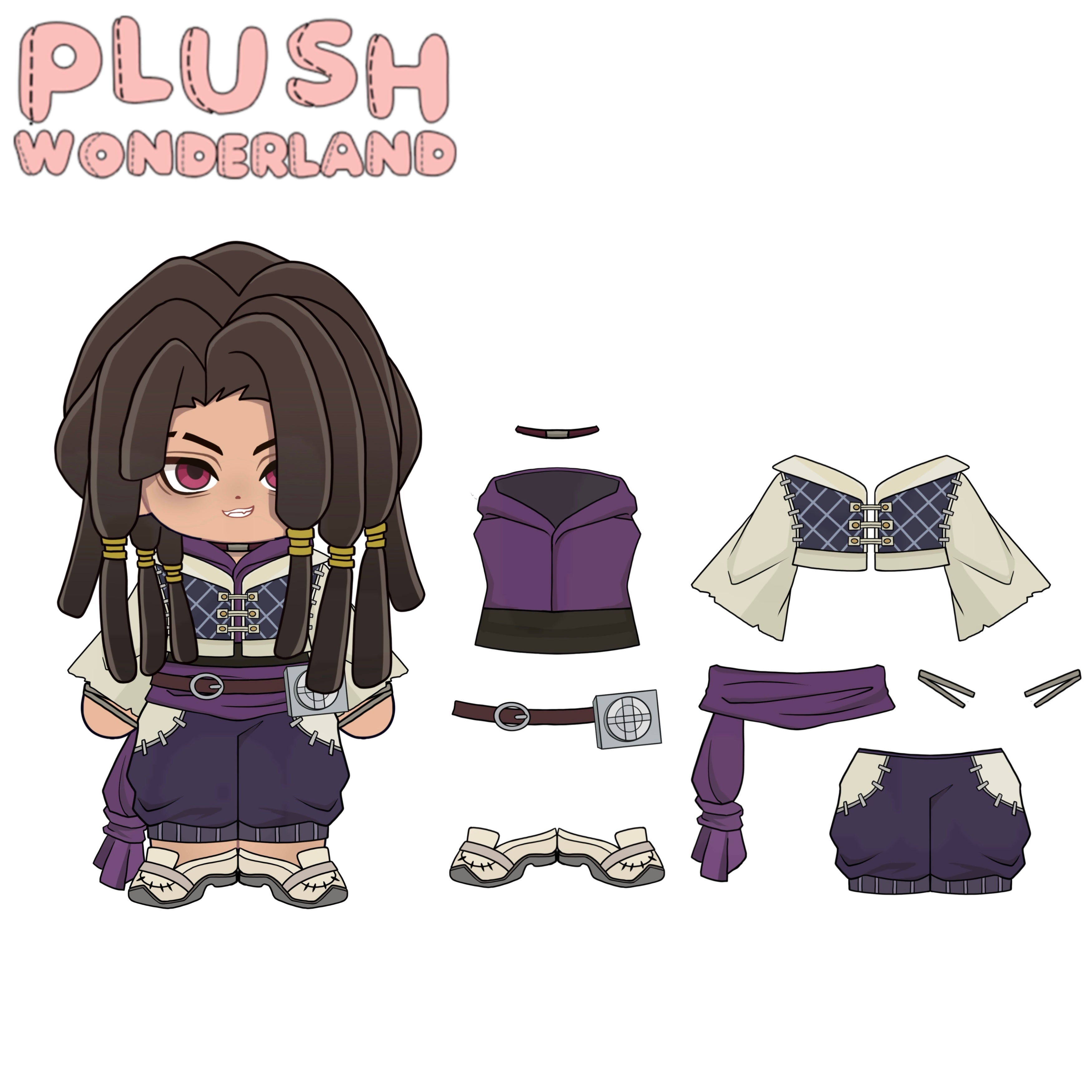 【PRESALE】PLUSH WONDERLAND Mr. Dread Head 20CM Cotton Doll FANMADE